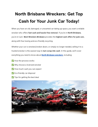 best wreckers brisbane