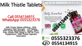 New Leaf Milk Thistle Tablets 4000mg - 80% Silymarin
