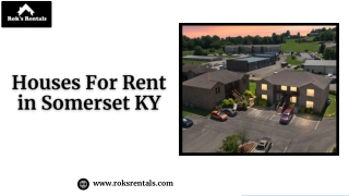 Houses For Rent in Somerset KY
