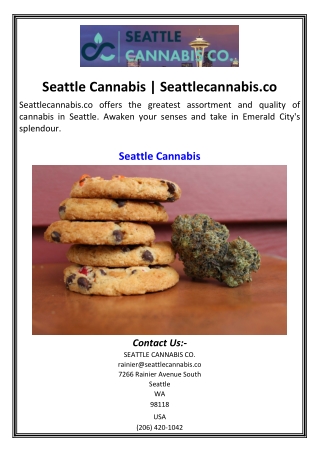 Seattle Cannabis  Seattlecannabis.co