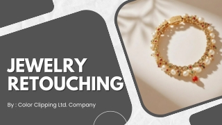 The Top Jewelry Photo retouching services
