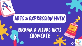 Arts & Expression Music, Drama & Visual Arts Showcase