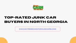 Top-Rated Junk Car Buyers Serving North Georgia Fast
