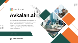 Hire Avkalan.ai for Expert AI Consultant London Services