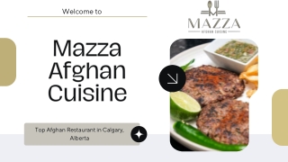 Authentic Afghan Dining Experience at Mazza Afghan Cuisine in Calgary, AB