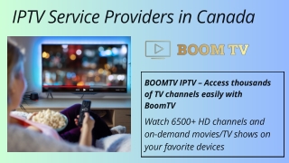 IPTV Service Providers in Canada