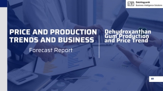 Dehydroxanthan Gum Production and Price PDF