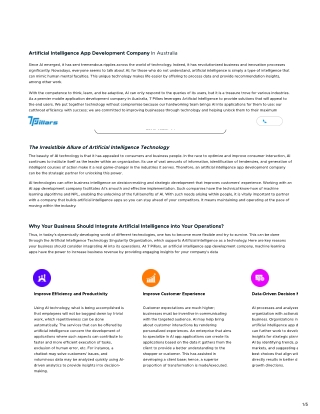 Build Smarter Apps with Artificial Intelligence