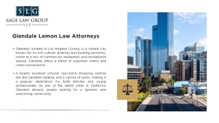 Glendale Lemon Law Attorneys - Top Rated Lemon Law Firm in Glendale, CA