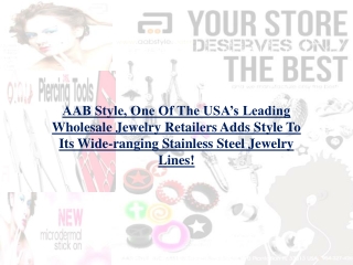 AAB style, one of USA’s leading wholesale jewelry retailers