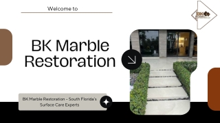 Expert Marble and Tile Restoration in South Florida – BK Marble Restoration