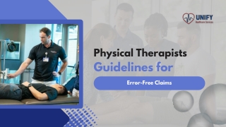 Physical Therapists Should Know These Billing Guidelines