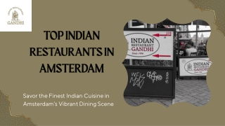 Top Indian Restaurants in Amsterdam Serving Real Indian Taste
