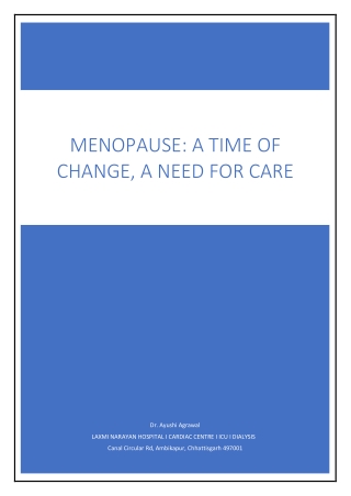 Menopause
