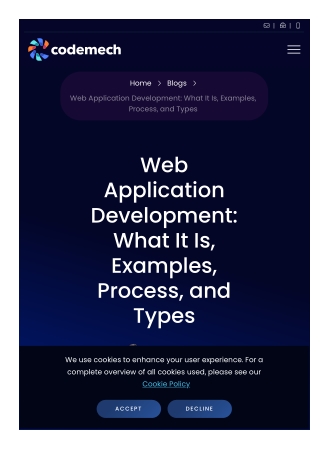 What is Web Application Development