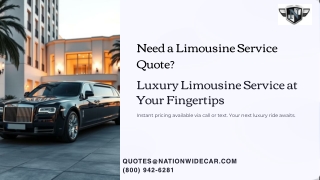 Need a Limousine Service Quote CallText 800 942 6281 for Instant Pricing