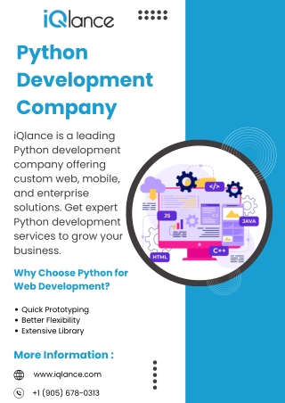 Python Development Company – Custom Web and App Solutions