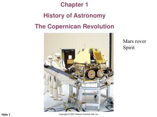 Chapter 1 History of Astronomy The Copernican Revolution