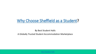 Student Accommodation in Sheffield