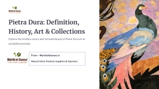 Pietra Dura in India : Definition, History, Art Technique