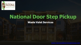 Valet Trash Service