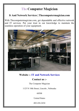 It And Network Services   Thecomputermagician.com