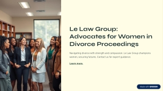 Le-Law-Group-Advocates-for-Women-in-Divorce-Proceedings