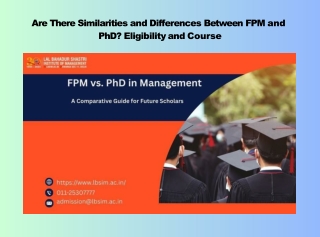 Is a PhD and an FPM the same thing?