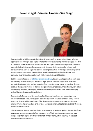 criminal lawyers san diego