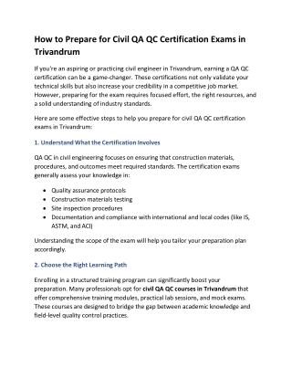 civil qa qc courses in trivandrum (1)