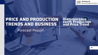 Diatomaceous earth Production and Price PDF