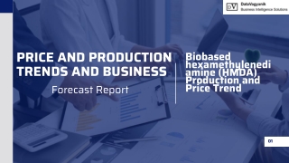Biobased hexamethylenediamine (HMDA)  Production and Price PDF