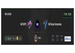 Xem trực tiếp Nữ KSPO vs Nữ Seoul Amazones vào lúc 17:00, ngày 19/05/2025