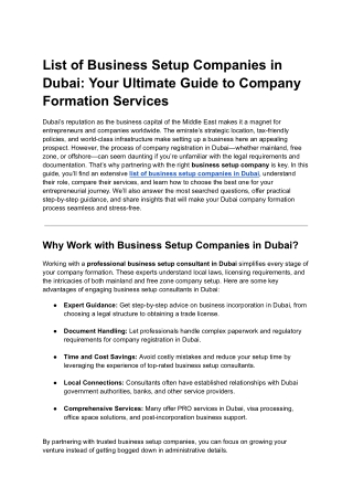 List of Business Setup Companies in Dubai_ Your Ultimate Guide to Company Formation Services