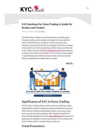 KYC Solutions for Forex Trading: A Guide for Brokers and Traders