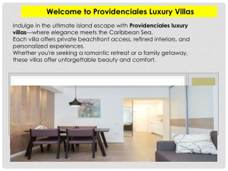 Providenciales luxury vacation villa