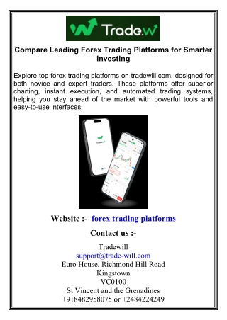 Compare Leading Forex Trading Platforms for Smarter Investing