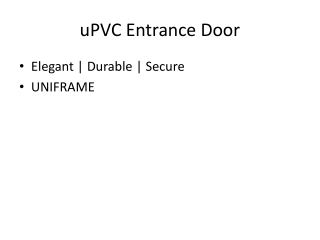uPVC_Entrance_Door_Presentation
