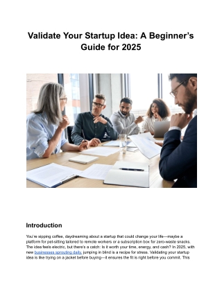 Validate Your Startup Idea_ A Beginner’s Guide for 2025