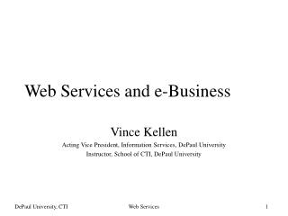 Web Services and e-Business