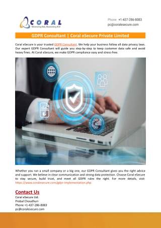GDPR Consultant