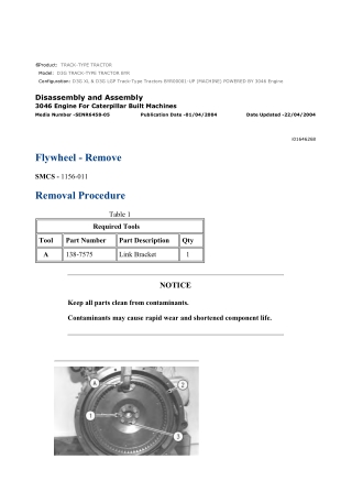 Caterpillar Cat D3G TRACK-TYPE TRACTOR (Prefix BYR) Service Repair Manual Instant Download