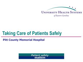 Taking Care of Patients Safely