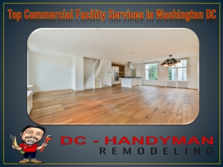 Top Commercial Facility Services in Washington DC