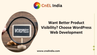 Want Better Product Visibility Choose WordPress Web Development