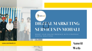 Digital Marketing in Mohali: Services That Deliver Real Results
