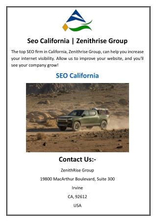 Seo California