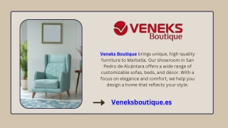 Stylish Furniture Packages Marbella - Veneks Boutique