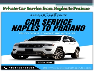 Private Car Service from Naples to Praiano
