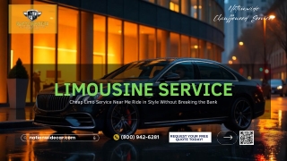 Cheap Limo Service Near Me Ride in Style Without Breaking the Bank